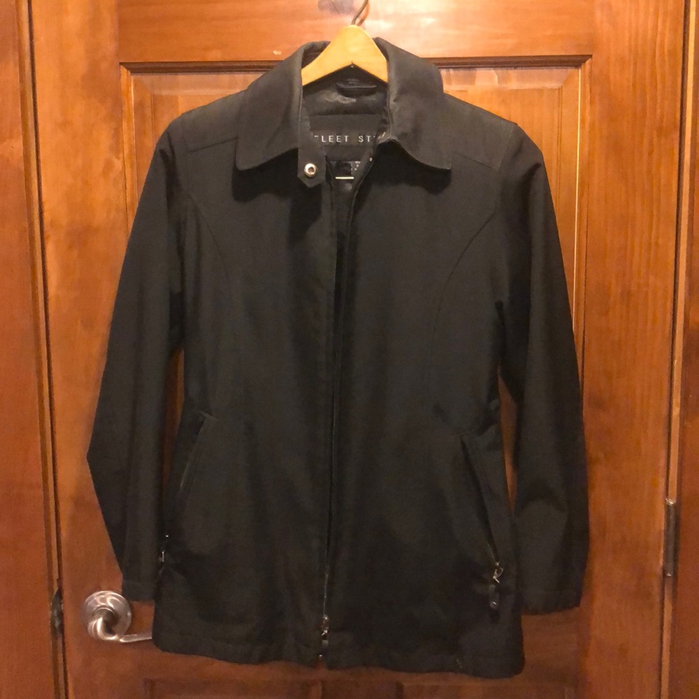 Fleet Street black Women’s XS rain jacket